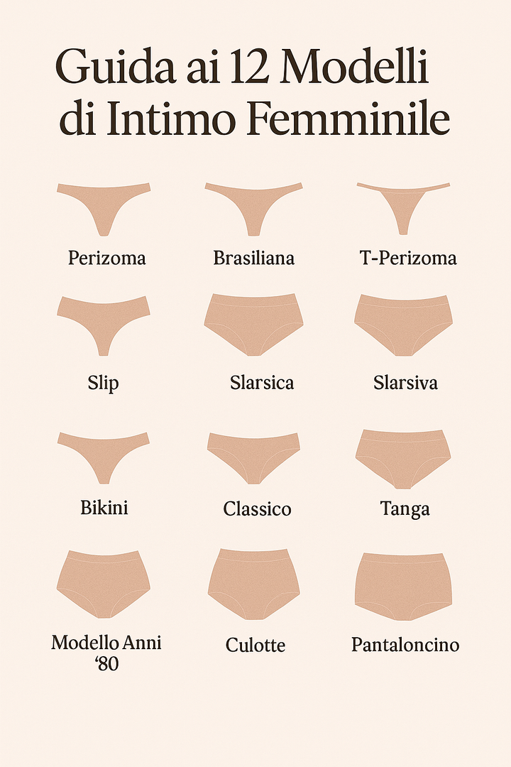 Guida Completa ai 12 Modelli di Intimo Femminile: Stile, Comfort e Funzion
