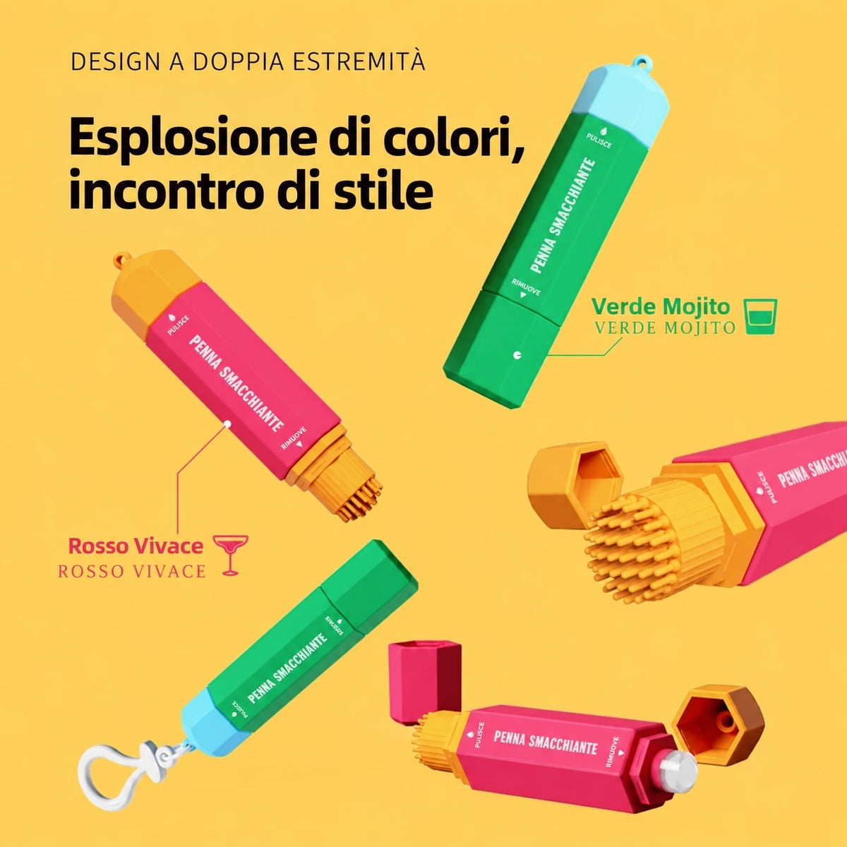 Penna Smacchiante Portatile 15 ml – Togli Macchie da Borsa per Vestiti