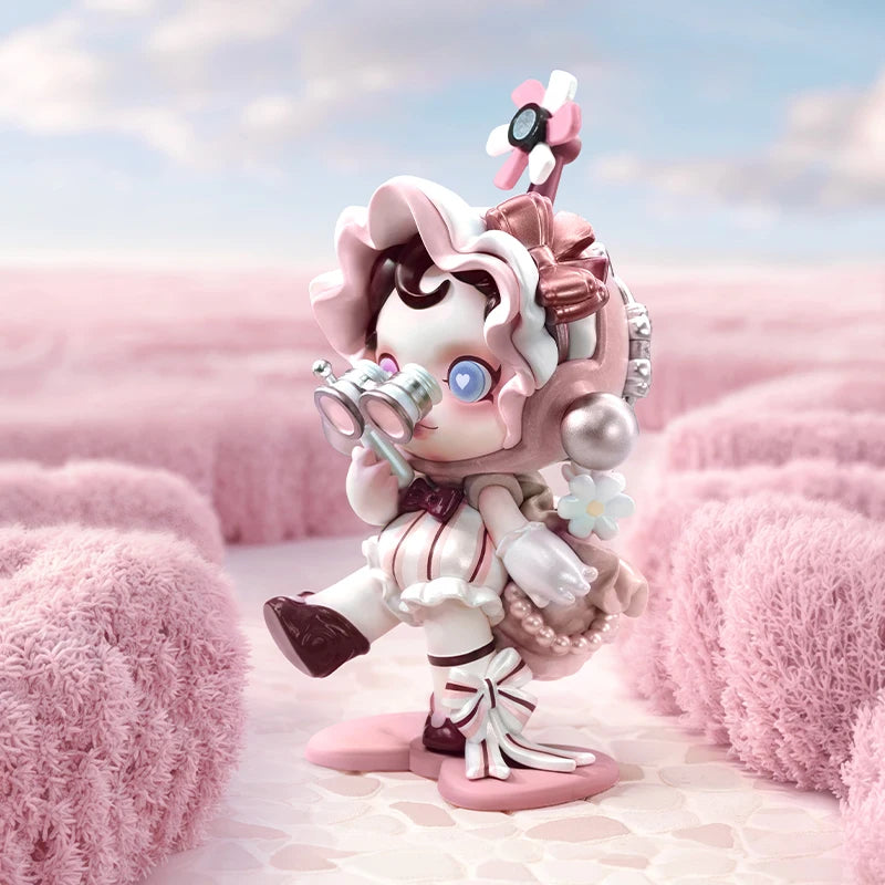 Box sigillata Pop Mart Finding MOKOKO Series con grafica Labubu