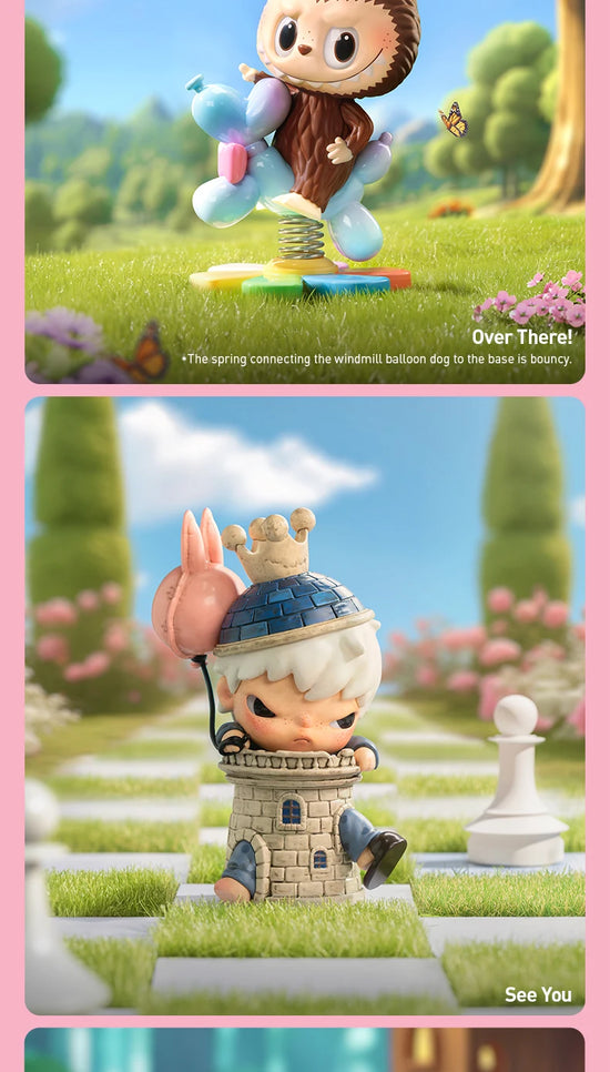 Mokoko figura segreta “Heart Maze” Labubu in cartone blind box