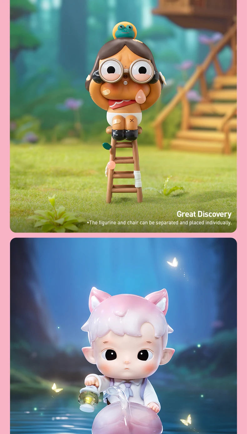 Mokoko figura segreta “Heart Maze” Labubu in cartone blind box