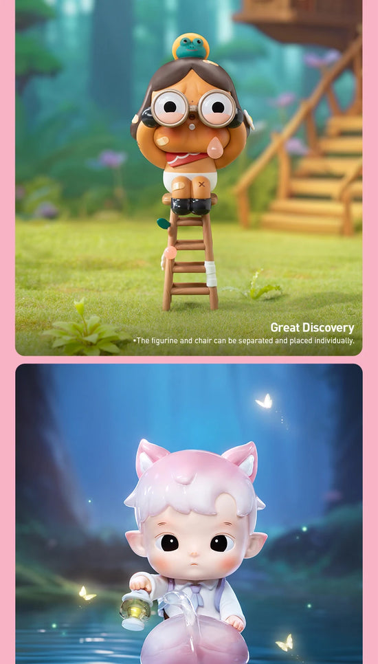 Mokoko figura segreta “Heart Maze” Labubu in cartone blind box