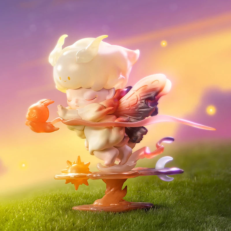 Box sigillata Pop Mart Finding MOKOKO Series con grafica Labubu