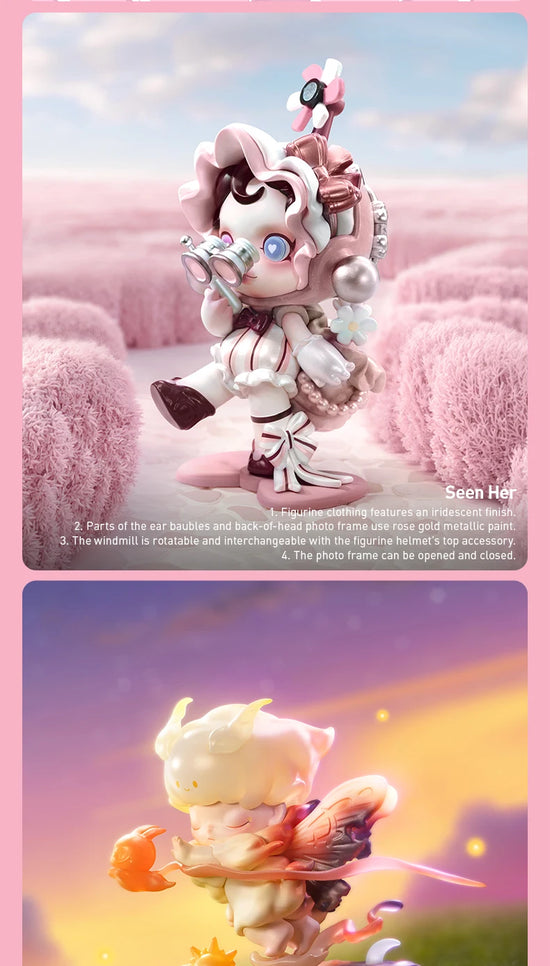 Mokoko figura segreta “Heart Maze” Labubu in cartone blind box