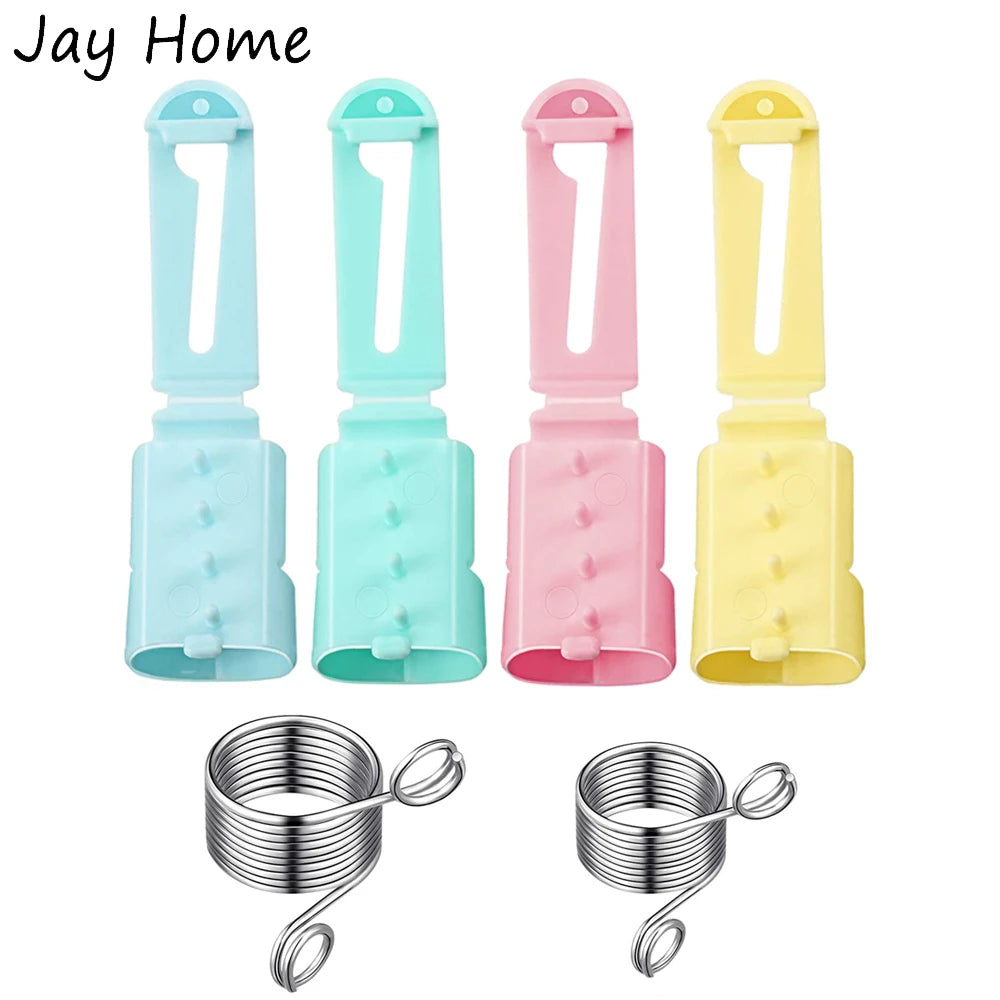 Set di anelli guida per filo – 4 pezzi, regolabili, in metallo