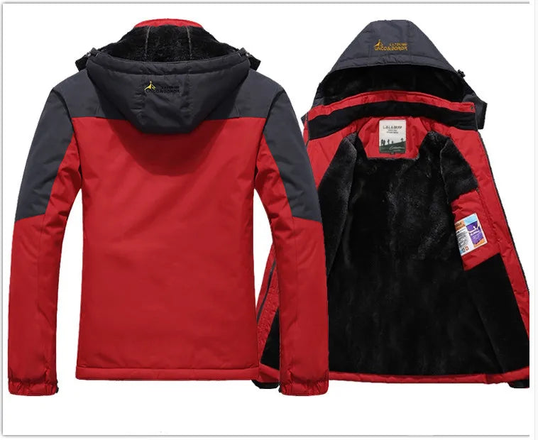 Parka uomo invernale con cappuccio pelliccia sintetica – giacca antivento + imbottita per freddo, stile militare hooded anorak