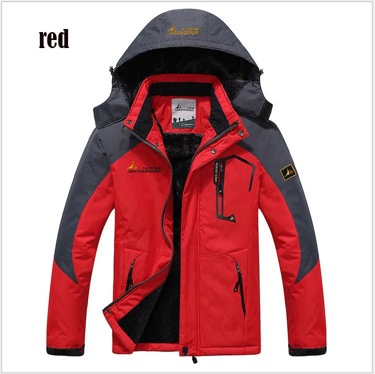 Parka uomo invernale con cappuccio pelliccia sintetica – giacca antivento + imbottita per freddo, stile militare hooded anorak