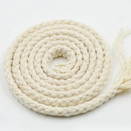 Cordoncino in cotone intrecciato 8 mm – Spago artigianale 20 m per borse, accessori DIY e progetti fai-da-te