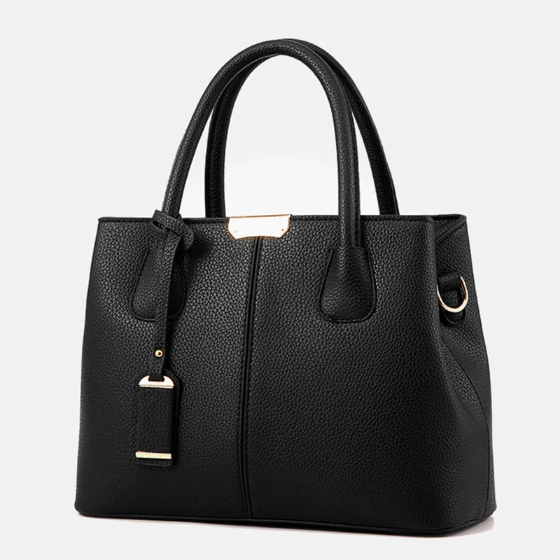 Borsa donna in PU leather grande capacità 2025 – large tote / shoulder bag quadrata, casual & crossbody per uso quotidiano