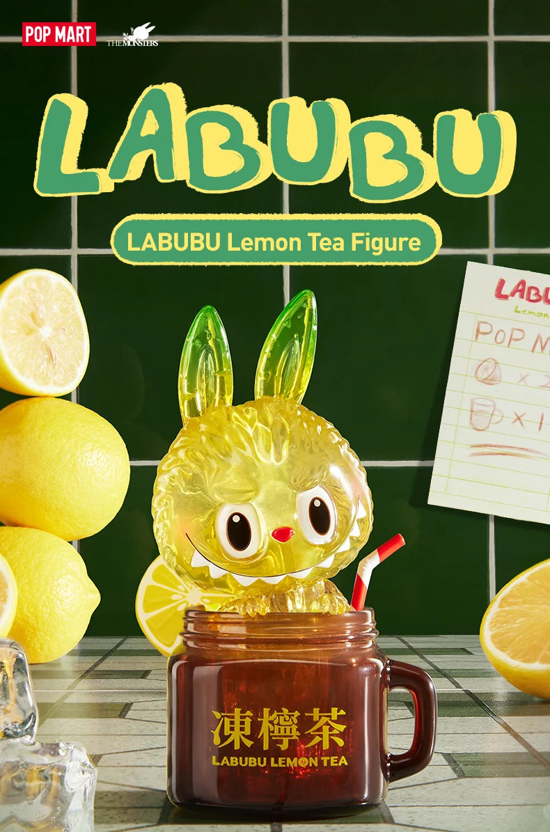 Scatola sigillata Pop Mart Labubu Lemon Tea