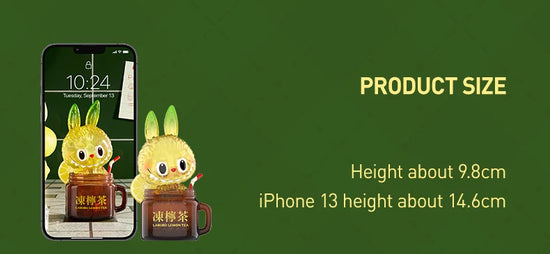 Scatola sigillata Pop Mart Labubu Lemon Tea