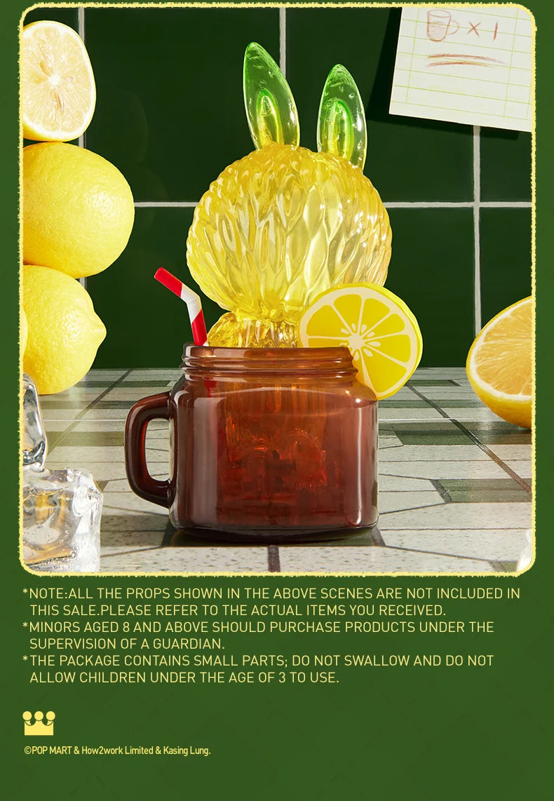 Scatola sigillata Pop Mart Labubu Lemon Tea