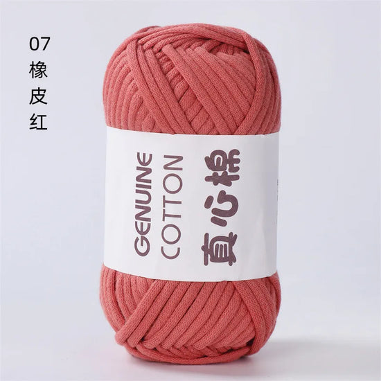 Filato Hollow per Uncinetto da 3–4,5 mm – Filo Rotondo per Borse, Cuscini, Amigurumi e Progetti di Alta Qualità