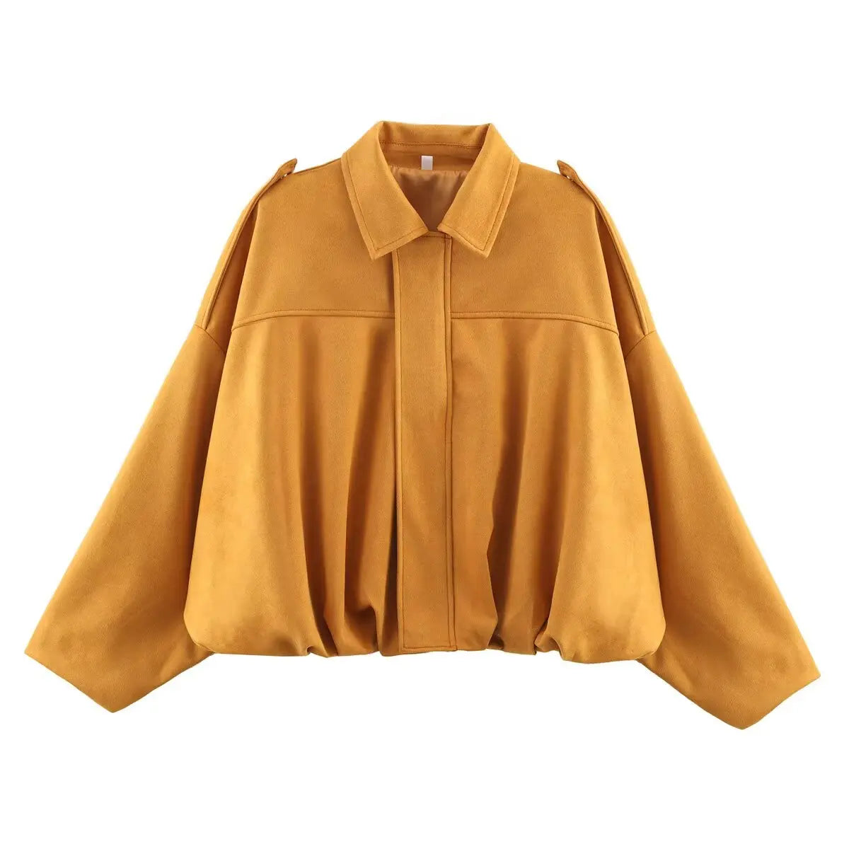 Giacca Bomber Oversize Donna Stile Vintage – Giubbotto Elegante e Morbido per Occasioni Speciali