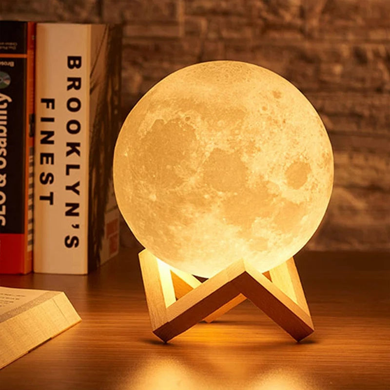Lampada luna LED galassia – Book light magica per camera bambini e relax