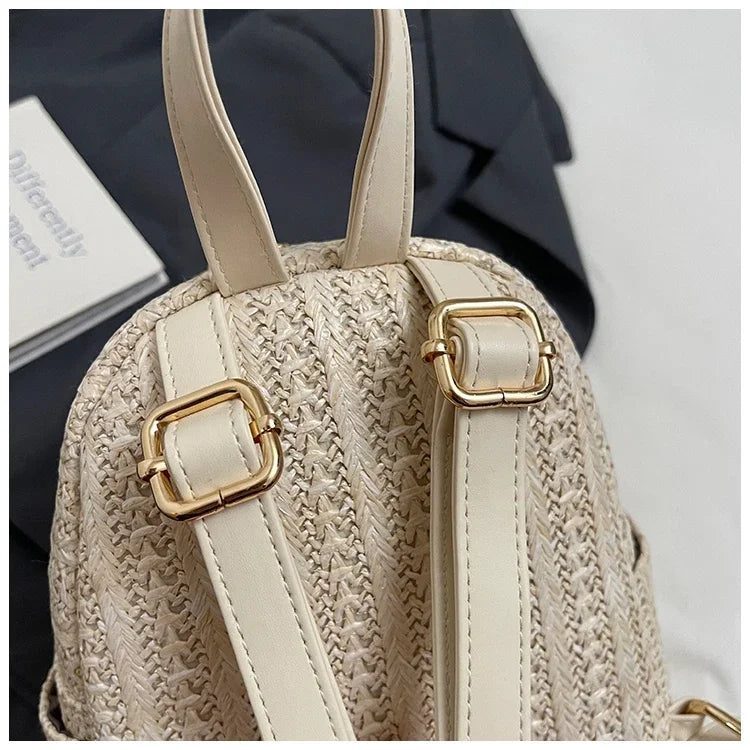 Zaino Mini Donna in Paglia 2025 – Casual Estivo e Versatile