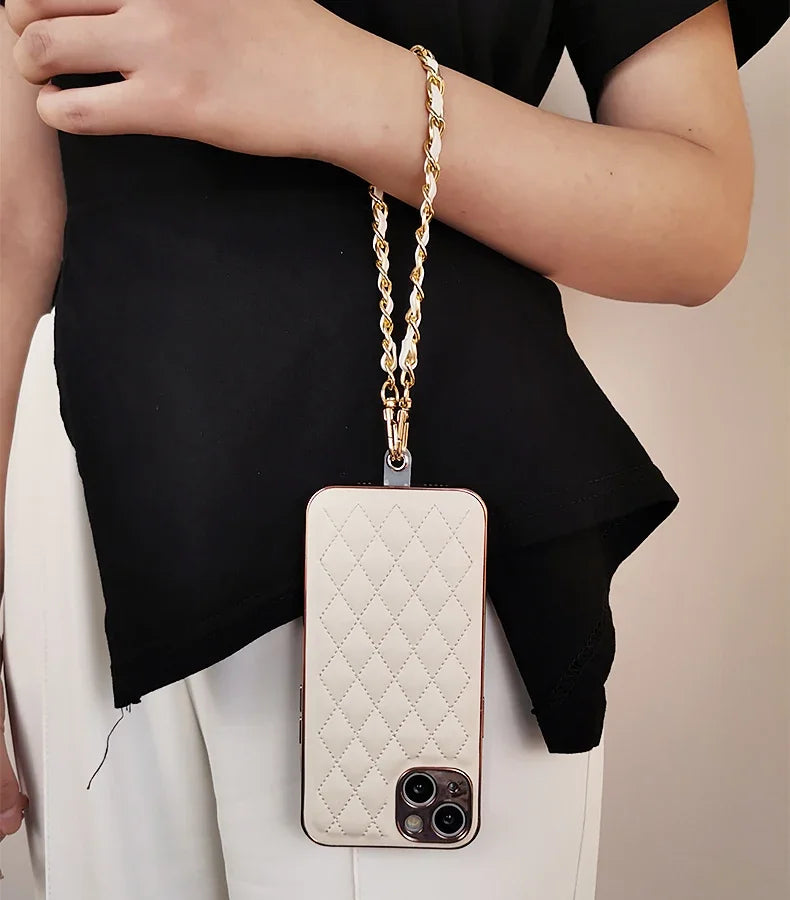Laccetto corto e portatile con clip – Laccetto da polso anti-smarrimento universale per custodie di telefoni e accessori