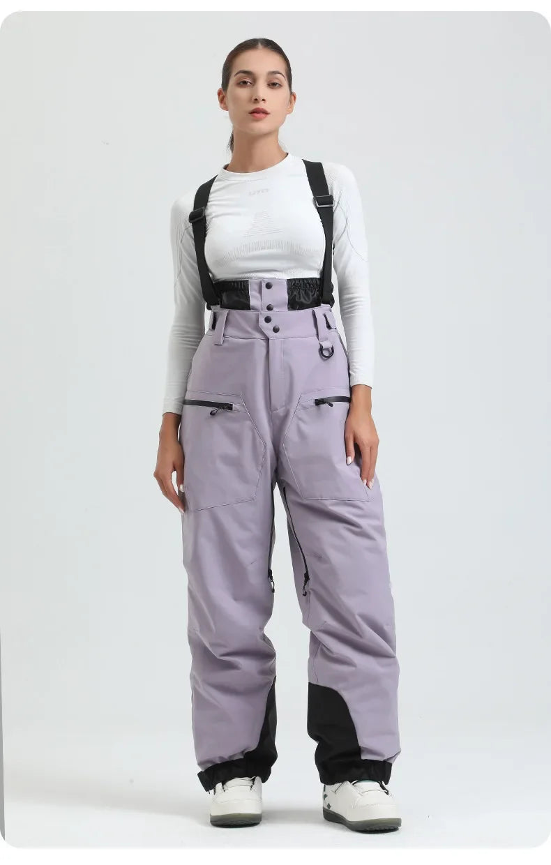 Pantaloni da neve donna 2025 impermeabili e antivento – snow pants termici tecnici per sci, snowboard e attività all’aperto