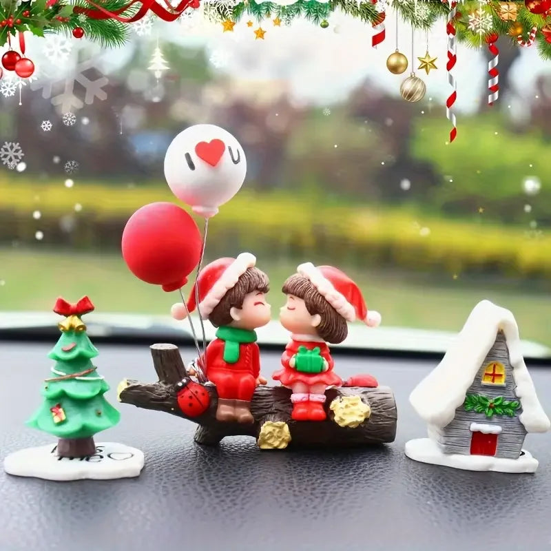 Set 1-10 pezzi per natale mini paesaggi – ornamenti natalizi, regalo creativo