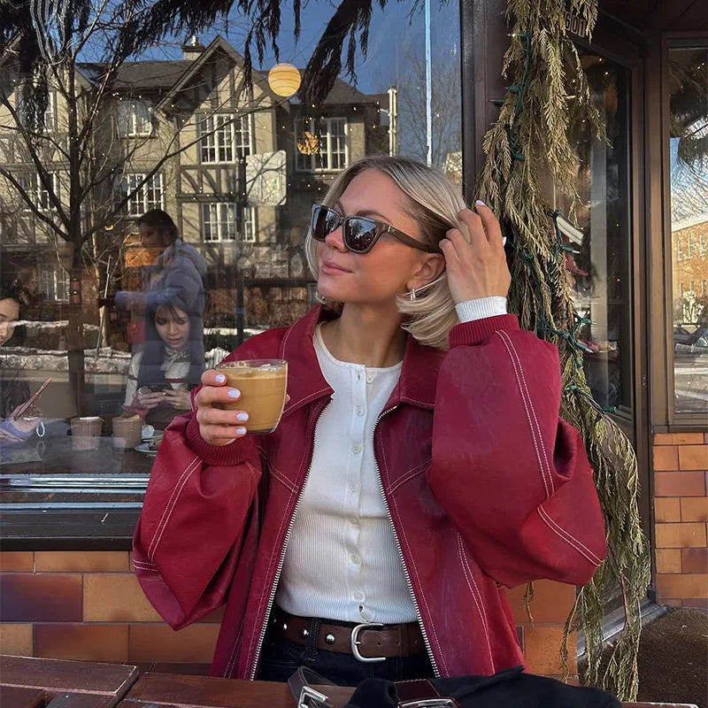 Bomber Donna Collo Alto con Zip - immagine 49