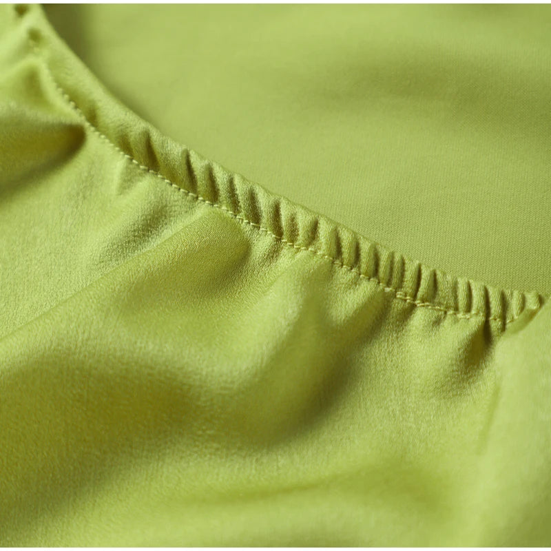 Abito da sera in raso con fiocco per donna – abito elegante schiena scoperta