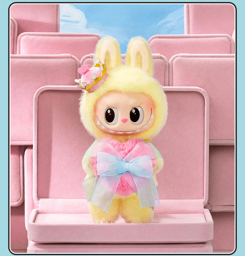 POP MART The Monsters Let’s Checkmate Vinyl Plush Hanging Card – Gadget da collezione, edizione limitata (2 pezzi max)