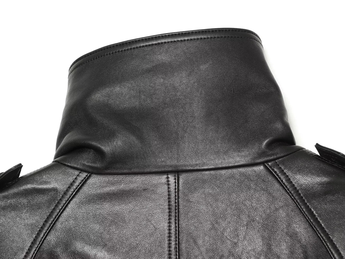 Giacca Doppiopetto Nera Donna dal Taglio Elegante - immagine 14