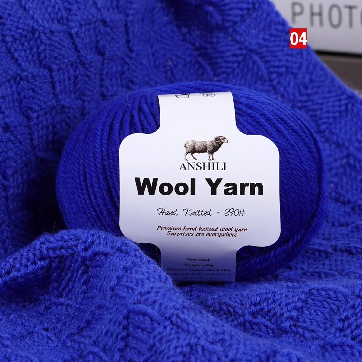 Filato Lana Spessore Medio – Gomitolo per Maglieria e Uncinetto, Ideale per Maglioni & Accessori