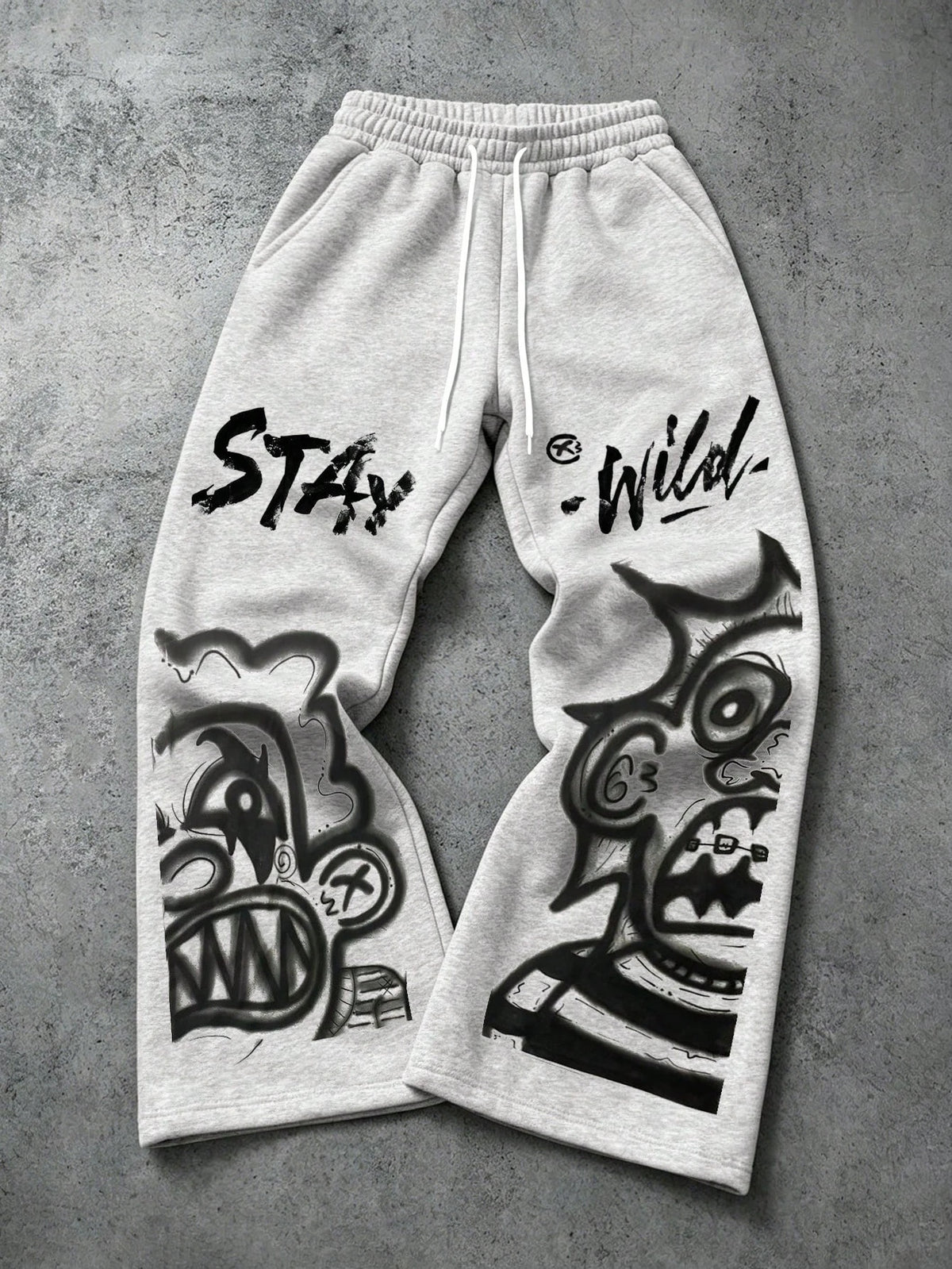 Pantaloni Streetwear Unisex con Stampa Graffiti 3D - immagine 8
