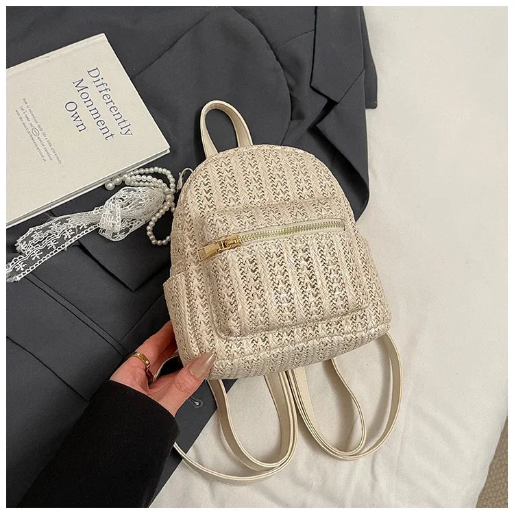 Zaino Mini Donna in Paglia 2025 – Casual Estivo e Versatile