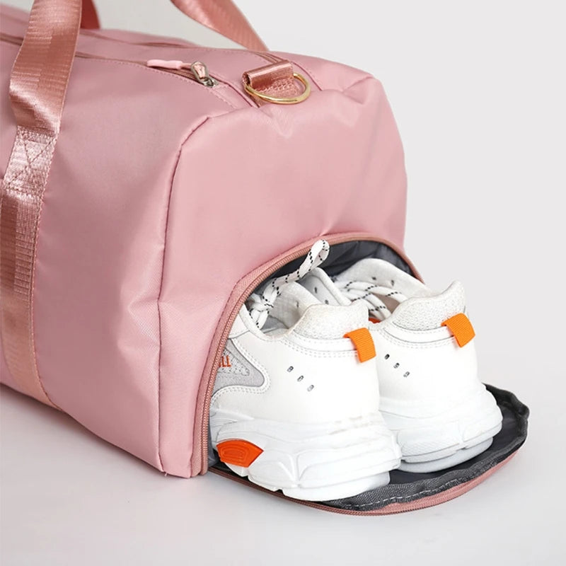 Borsa palestra donna 2025 – duffel leggero con scomparto scarpe, impermeabile e grande capienza