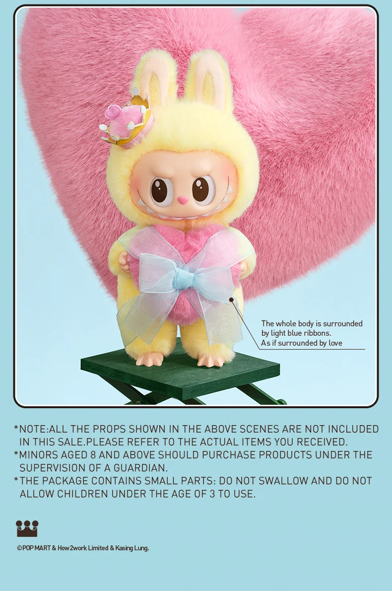 POP MART The Monsters Let’s Checkmate Vinyl Plush Hanging Card – Gadget da collezione, edizione limitata (2 pezzi max)