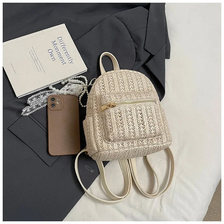Zaino Mini Donna in Paglia 2025 – Casual Estivo e Versatile