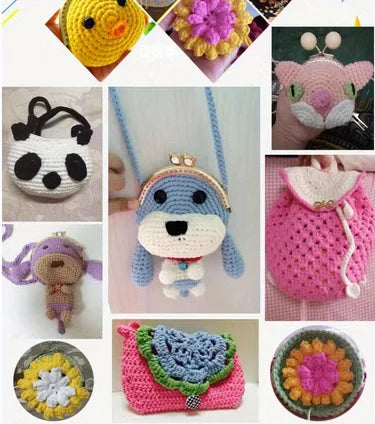 Filato Hollow per Uncinetto da 3–4,5 mm – Filo Rotondo per Borse, Cuscini, Amigurumi e Progetti di Alta Qualità