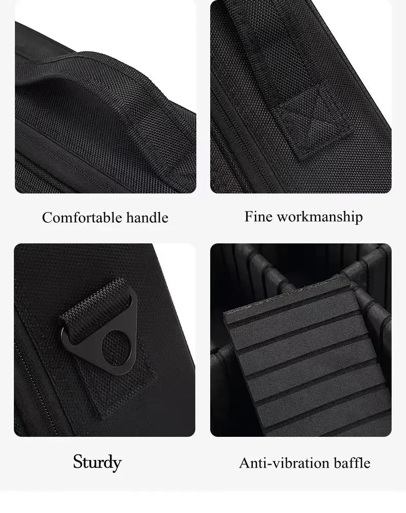 Borsa cosmetici grande in tessuto Oxford – beauty case da viaggio donna grande capacità, organizer make-up waterproof