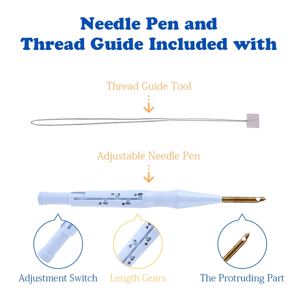 Kit Punch Needle Paesaggio – Ricamo DIY Completo per Principianti