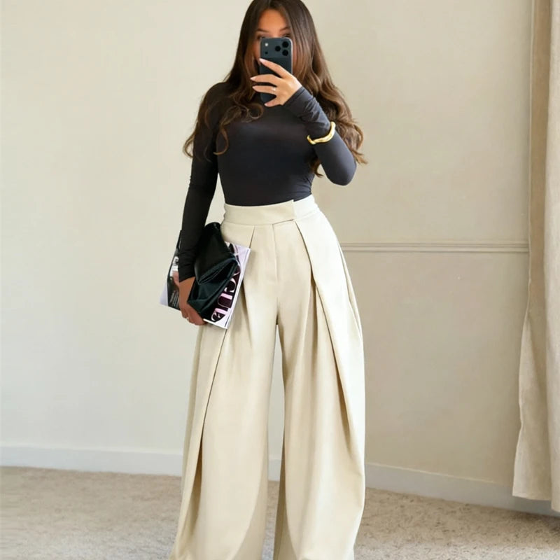 Pantaloni Oversize Donna Eleganti – Wide Leg Minimal Chic