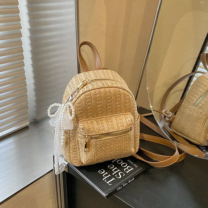 Zaino Mini Donna in Paglia 2025 – Casual Estivo e Versatile