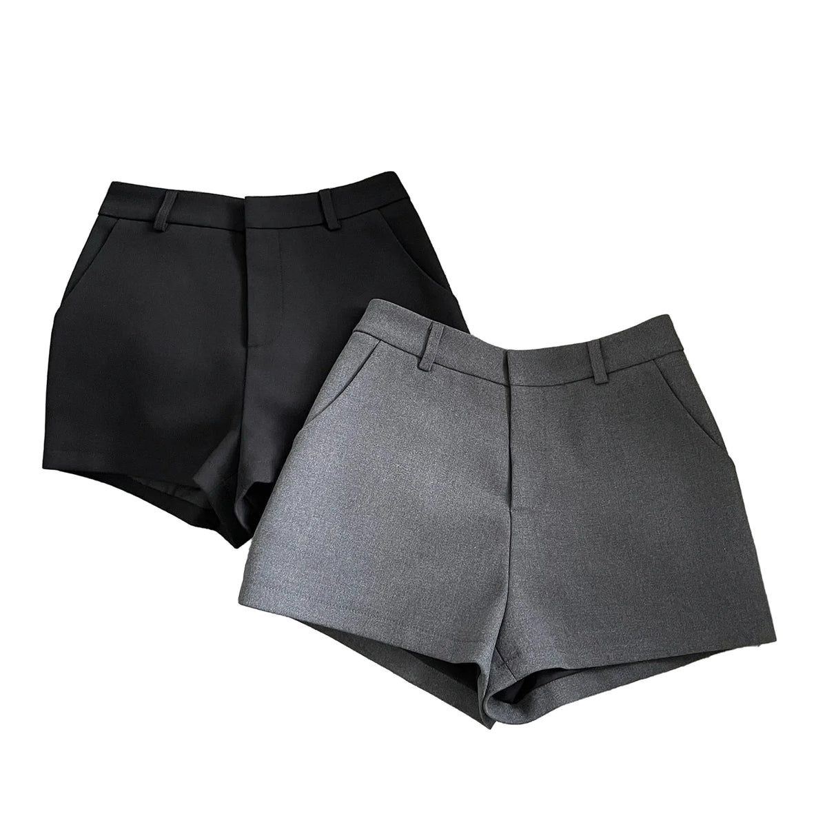 Shorts Donna Eleganti Vita Alta – Modello A-Line Office Chic