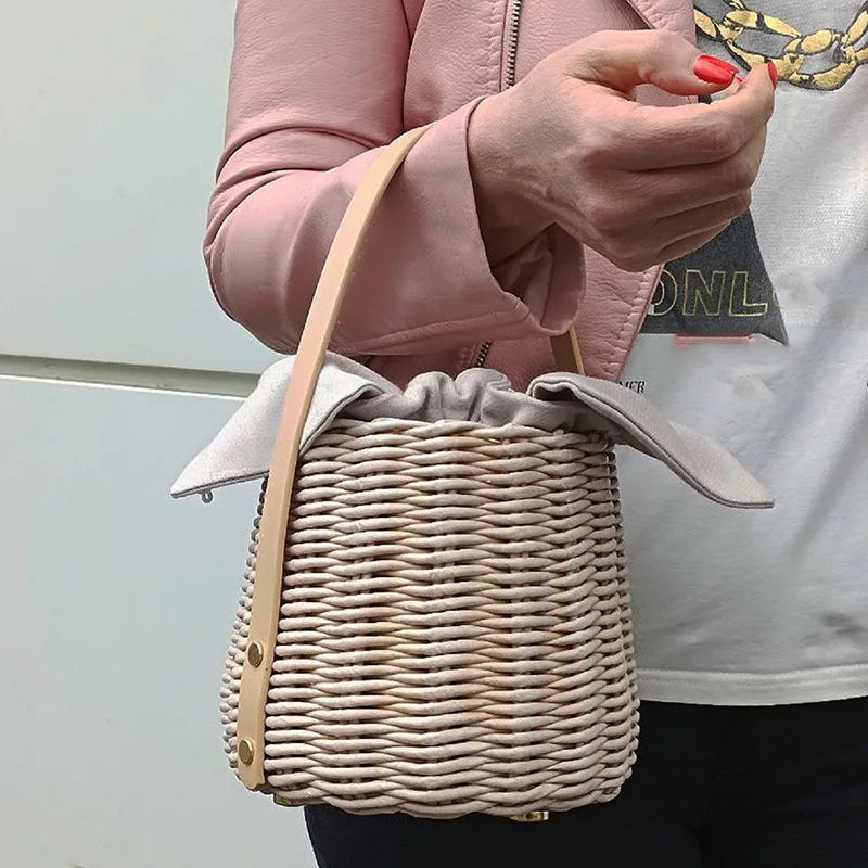 Set di manici in pelle PU fatti a mano per borse – 2 pezzi, 27,8 cm