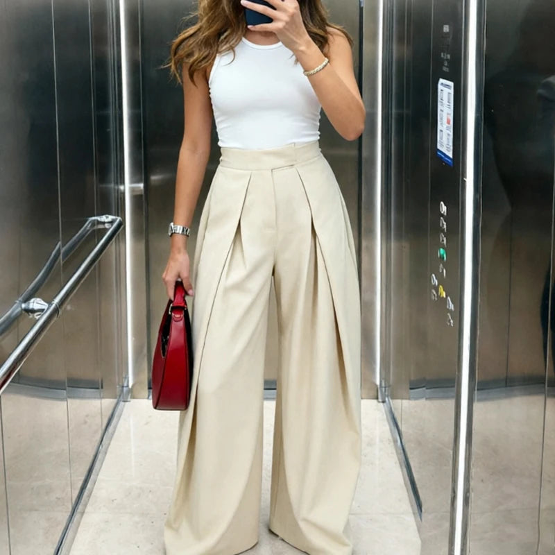 Pantaloni Oversize Donna Eleganti – Wide Leg Minimal Chic