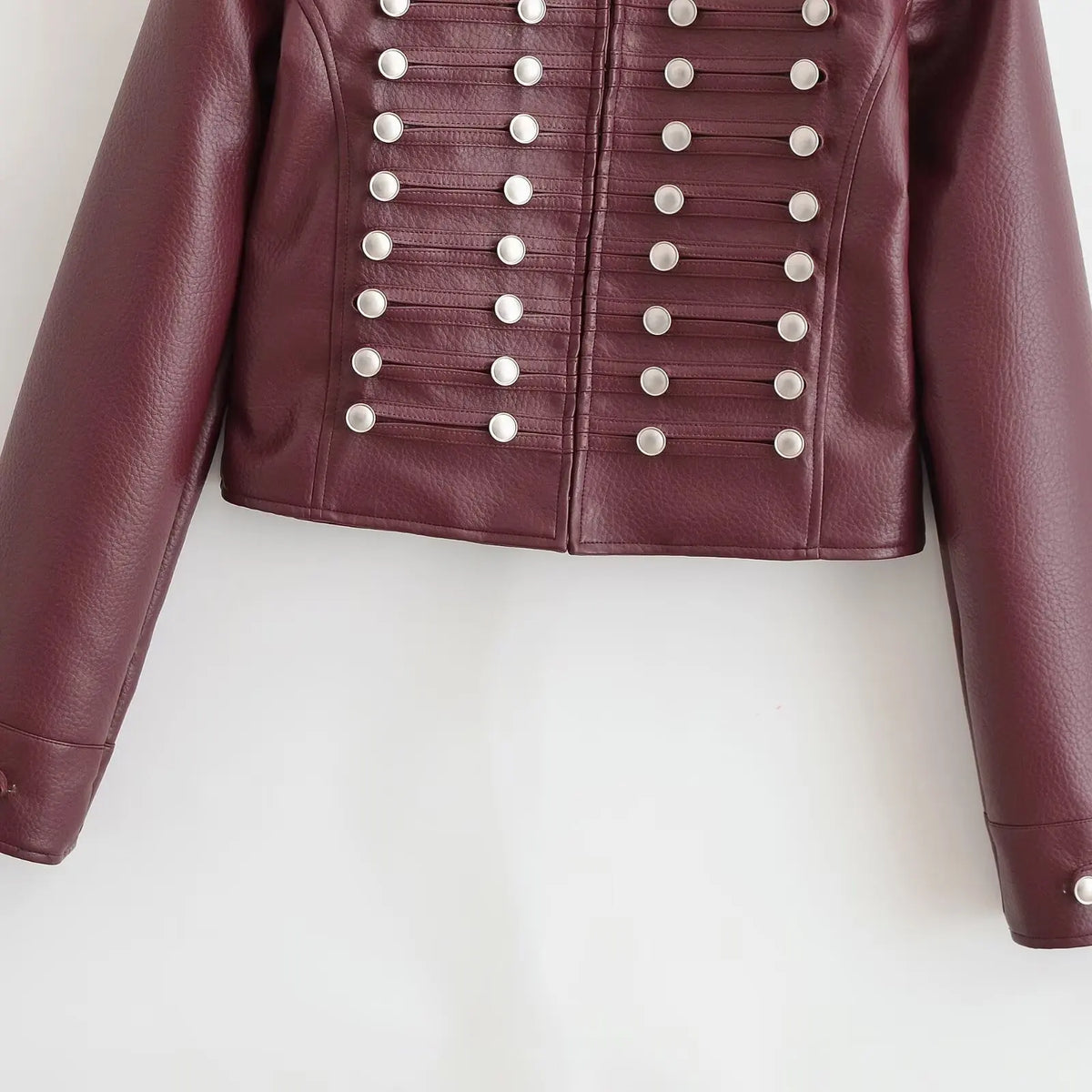 Giacca Cropped Donna con Bottoni e Fit Slim - immagine 29