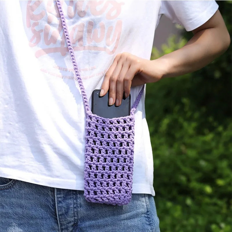 Mini Tracolla per Telefono e Colorata Phone pocket