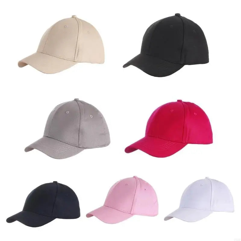Ponytail Cap da Donna in Cotone – Cappellino sportivo regolabile con foro posteriore per capelli lunghi, ideale per fitness e uso quotidiano