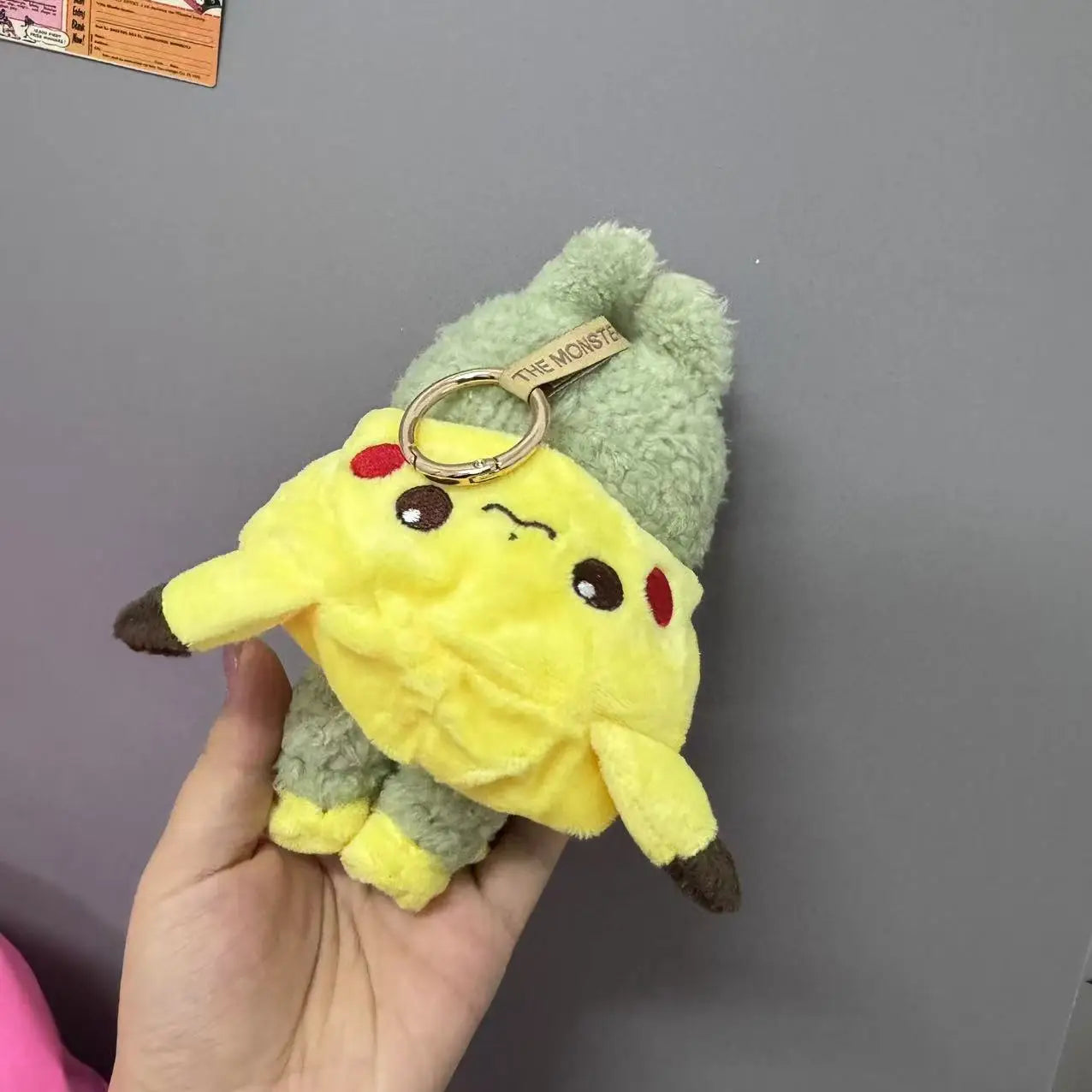 Set di abbigliamento per bambola Labubu da 17 cm – Tuta Pikachu con cappuccio e accessori