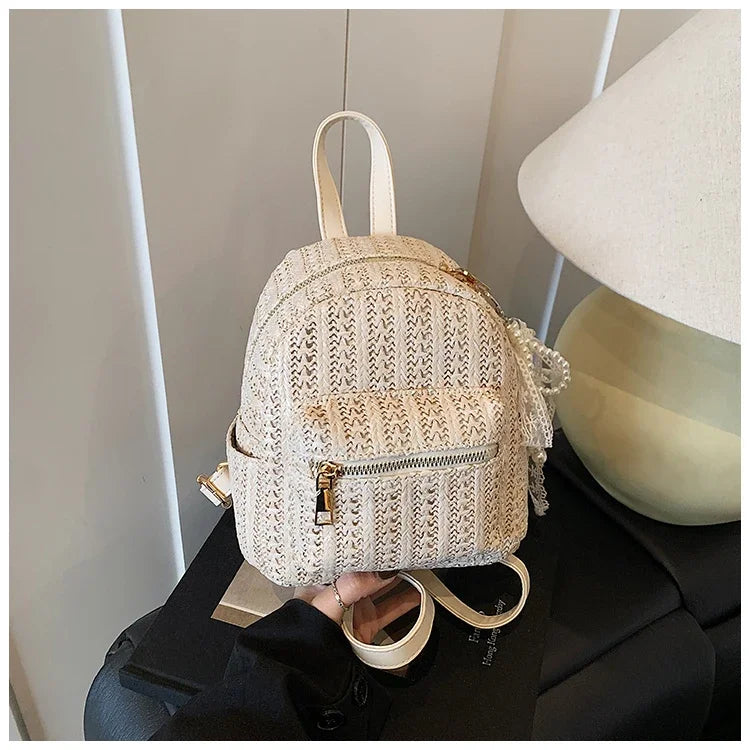 Zaino Mini Donna in Paglia 2025 – Casual Estivo e Versatile