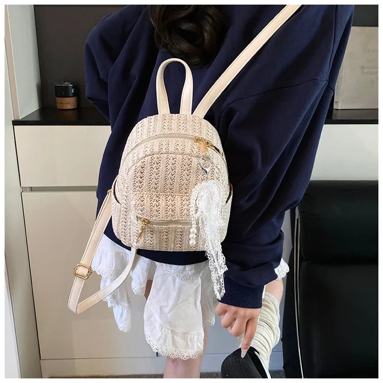 Zaino Mini Donna in Paglia 2025 – Casual Estivo e Versatile