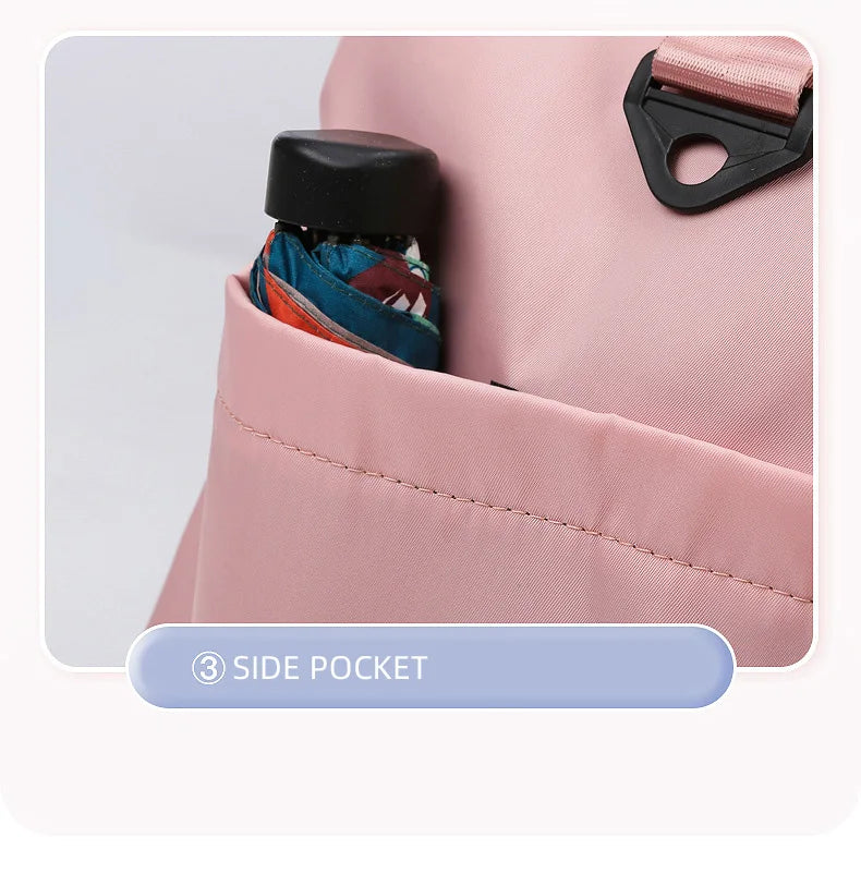 Borsa sportiva donna 2025 – duffel con doppio comparto asciutto/bagnato ideale per palestra, nuoto e viaggi