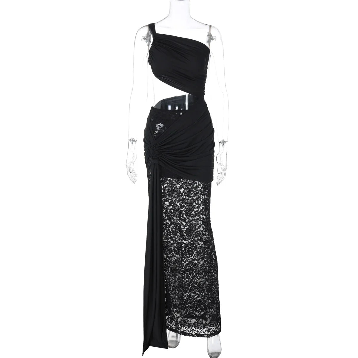 Completo 2 Pezzi Donna Estate 2025 – Top Corto Schiena Scoperta + Gonna Spacco Elegante per Party & Streetwear