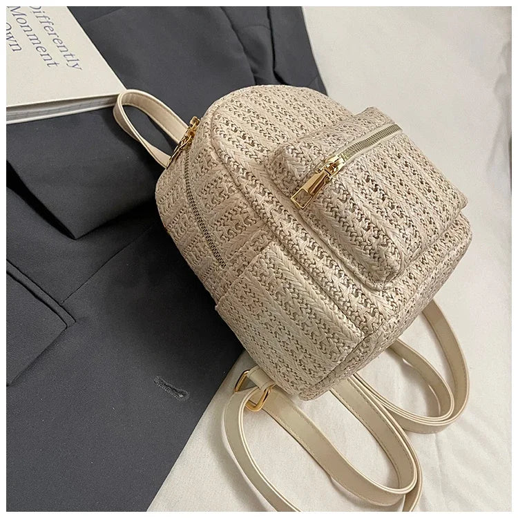 Zaino Mini Donna in Paglia 2025 – Casual Estivo e Versatile